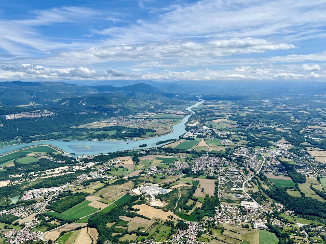 Rhônetal auf dem Weg nach Aix-en-Provence